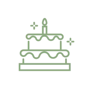 Icon representing private parties and celebrations