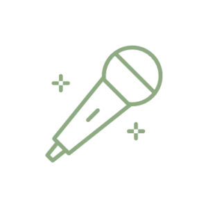Icona che rappresenta eventi aziendali e workshop